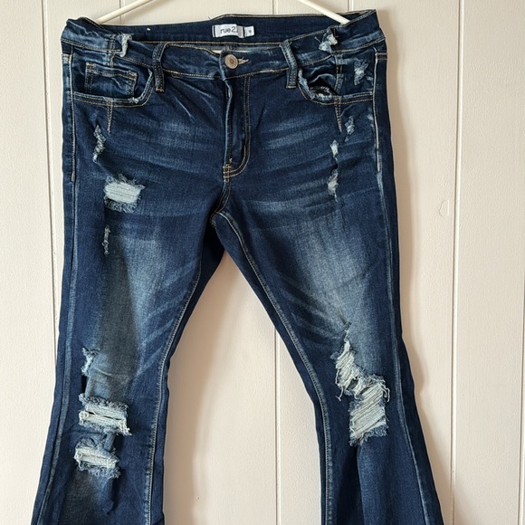 Distressed Rue21 wide leg jeans - Picture 2 of 4